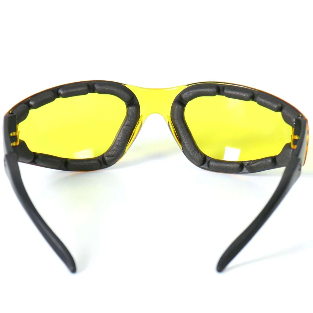 Hot Leathers Rider Sunglasses with Padding and Yellow Lenses SGF1047 4 Hot Leathers Rider Sunglasses with Padding and Yellow Lenses SGF1047