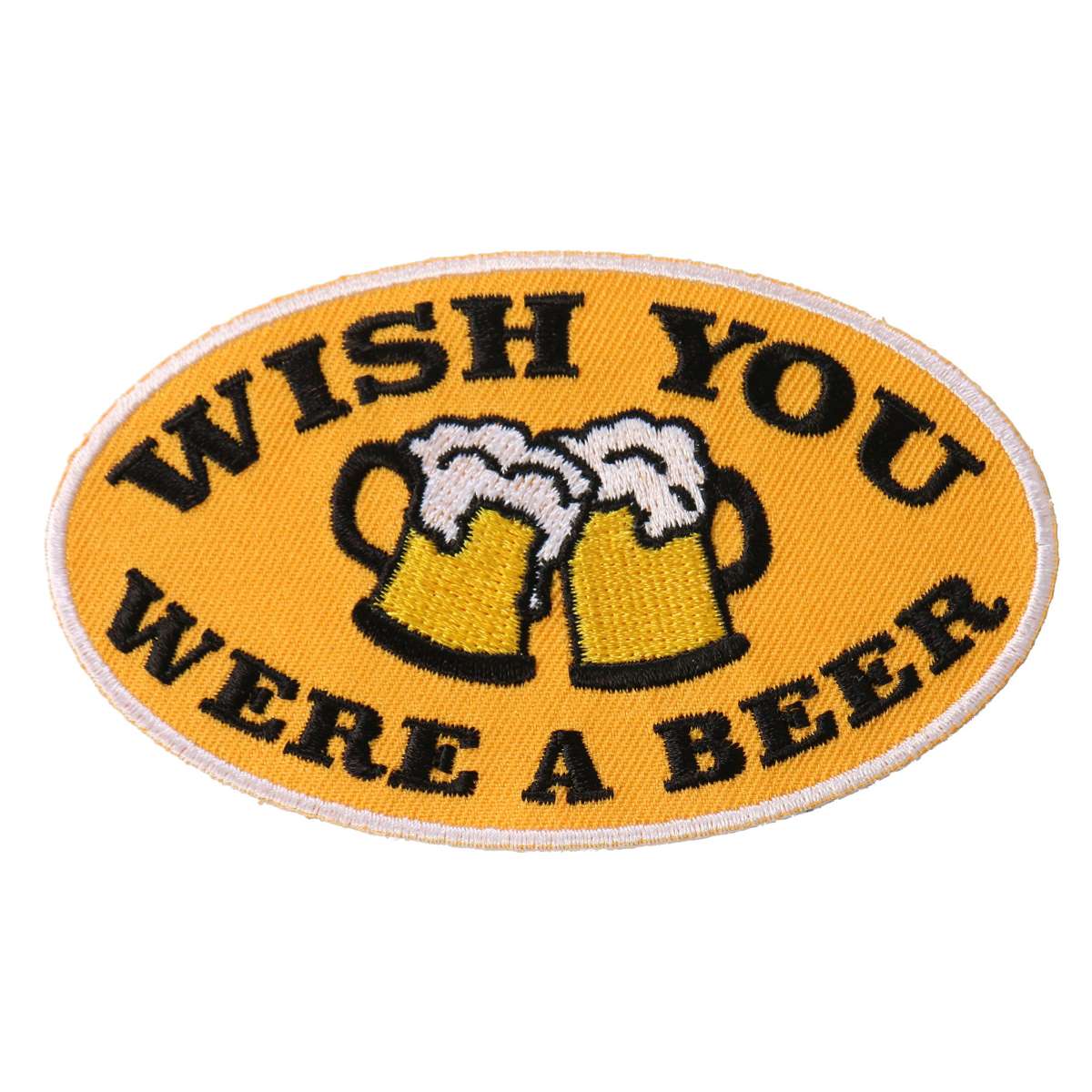 Hot Leathers Wish You Were A Beer 4"x2" Patch PPL9567 1 Hot Leathers Wish You Were A Beer 4"x2" Patch PPL9567