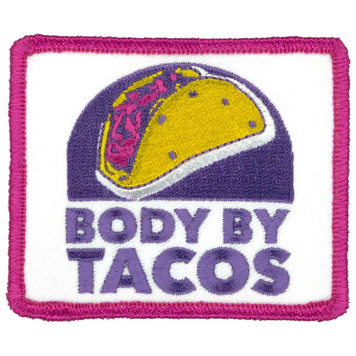 Hot Leathers Body by Tacos 3" X 3" Patch PPL9886 1 Hot Leathers Body by Tacos 3" X 3" Patch PPL9886
