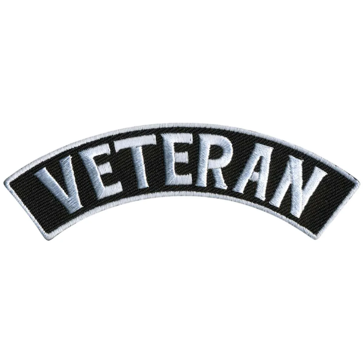 Hot Leathers Veteran 4” X 1” Top Rocker Patch PPM4178 1 Hot Leathers Veteran 4” X 1” Top Rocker Patch PPM4178