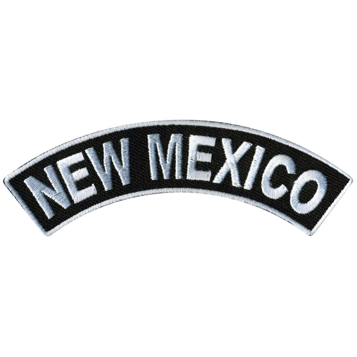 Hot Leathers New Mexico 4” X 1” Top Rocker Patch PPM4062 1 Hot Leathers New Mexico 4” X 1” Top Rocker Patch PPM4062
