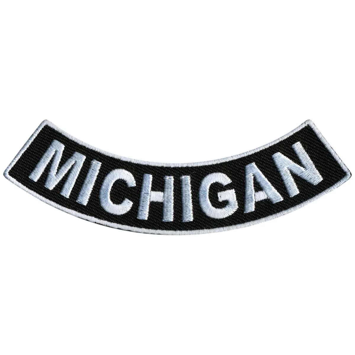 Hot Leathers Michigan 4” X 1” Bottom Rocker Patch PPM5044 1 Hot Leathers Michigan 4” X 1” Bottom Rocker Patch PPM5044