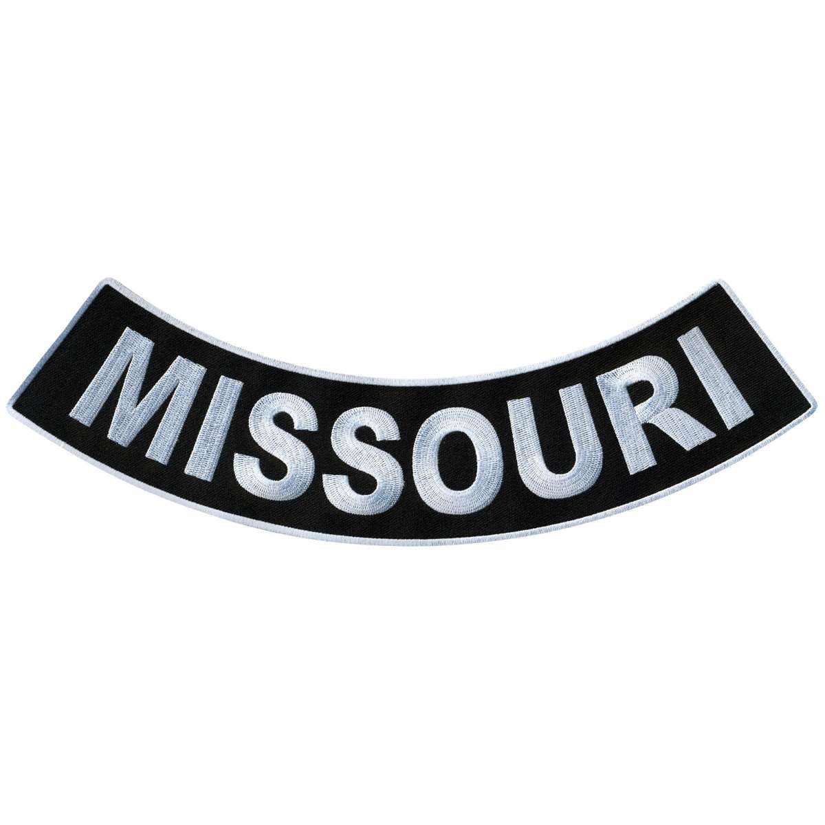 Hot Leathers Missouri 12” X 3” Bottom Rocker Patch PPM5049 1 Hot Leathers Missouri 12” X 3” Bottom Rocker Patch PPM5049