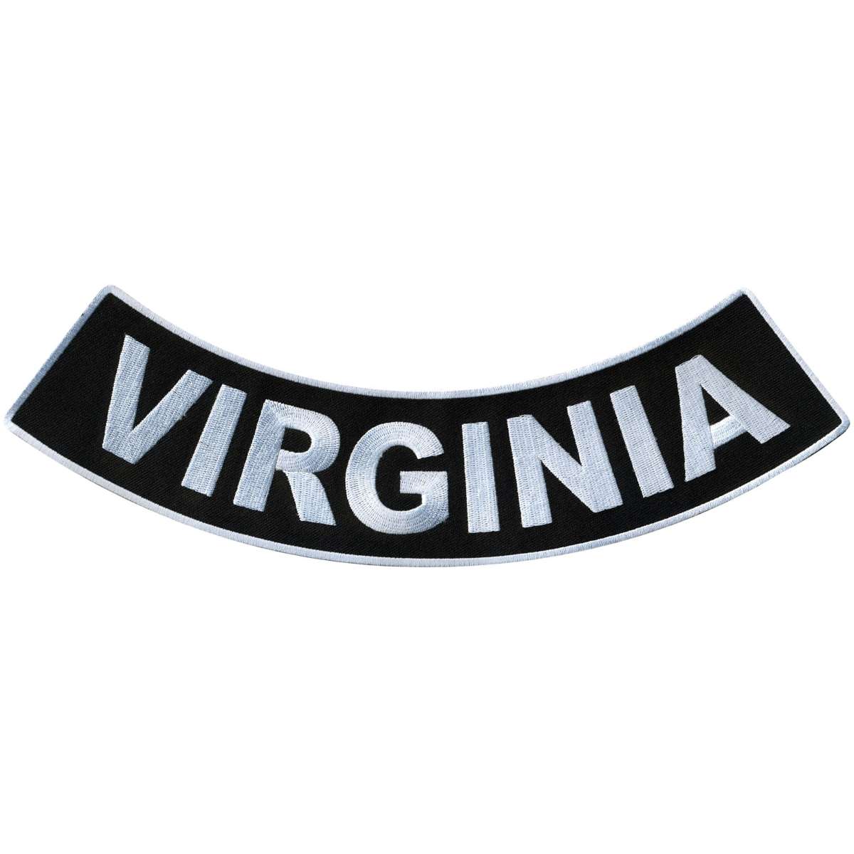 Hot Leathers Virginia 12” X 3” Bottom Rocker Patch PPM5091 1 Hot Leathers Virginia 12” X 3” Bottom Rocker Patch PPM5091