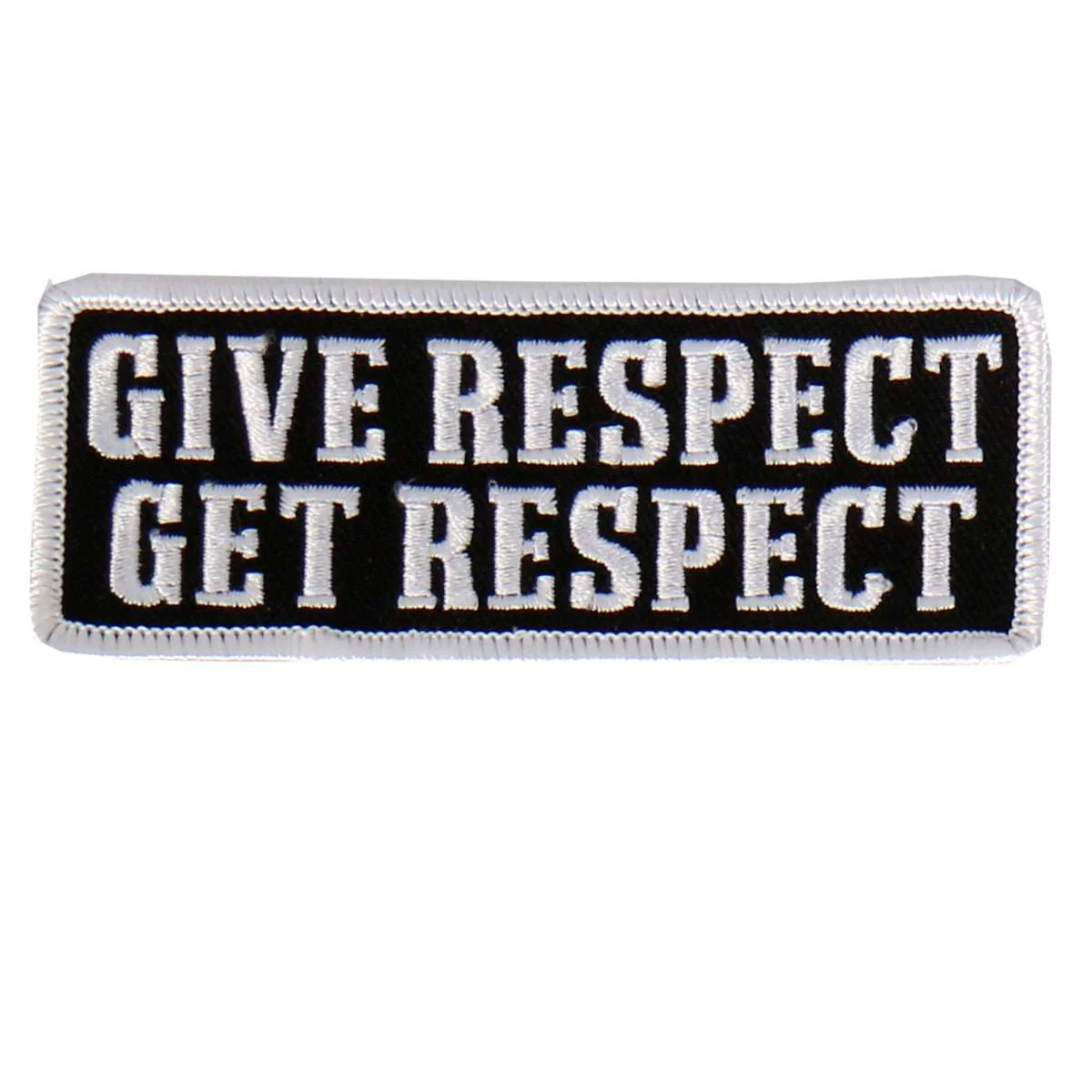 Hot Leathers Give Respect Embroidered Patch PPL9471 1 Hot Leathers Give Respect Embroidered Patch PPL9471