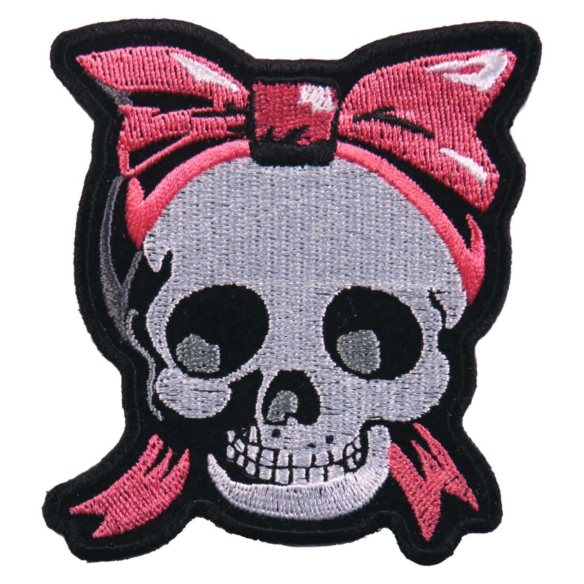 Hot Leathers Skull Girly 3"x3" Patch PPA9260 1 Hot Leathers Skull Girly 3"x3" Patch PPA9260