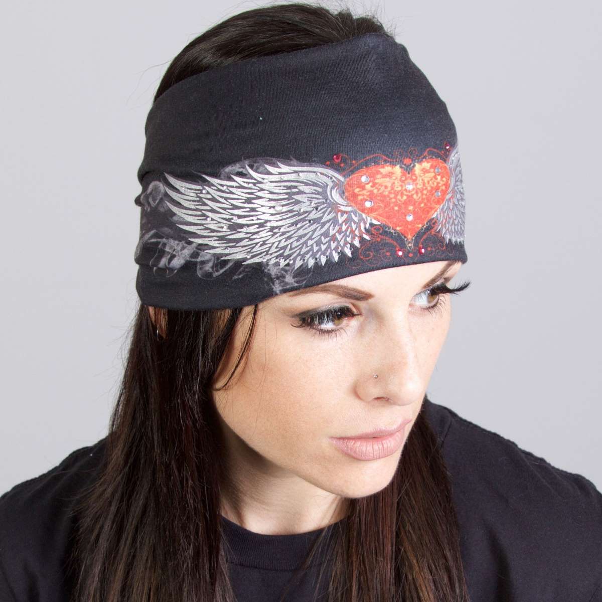 Hot Leathers Tribal Heart Wings EZ Band RWD1002 2 Hot Leathers Tribal Heart Wings EZ Band RWD1002