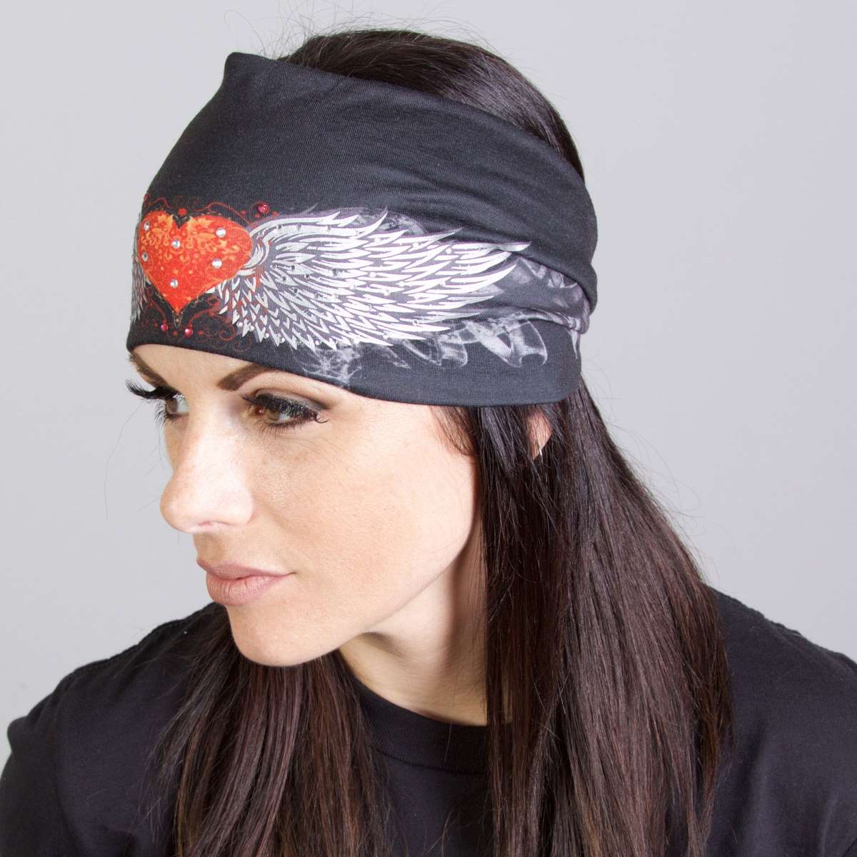 Hot Leathers Tribal Heart Wings EZ Band RWD1002 3 Hot Leathers Tribal Heart Wings EZ Band RWD1002