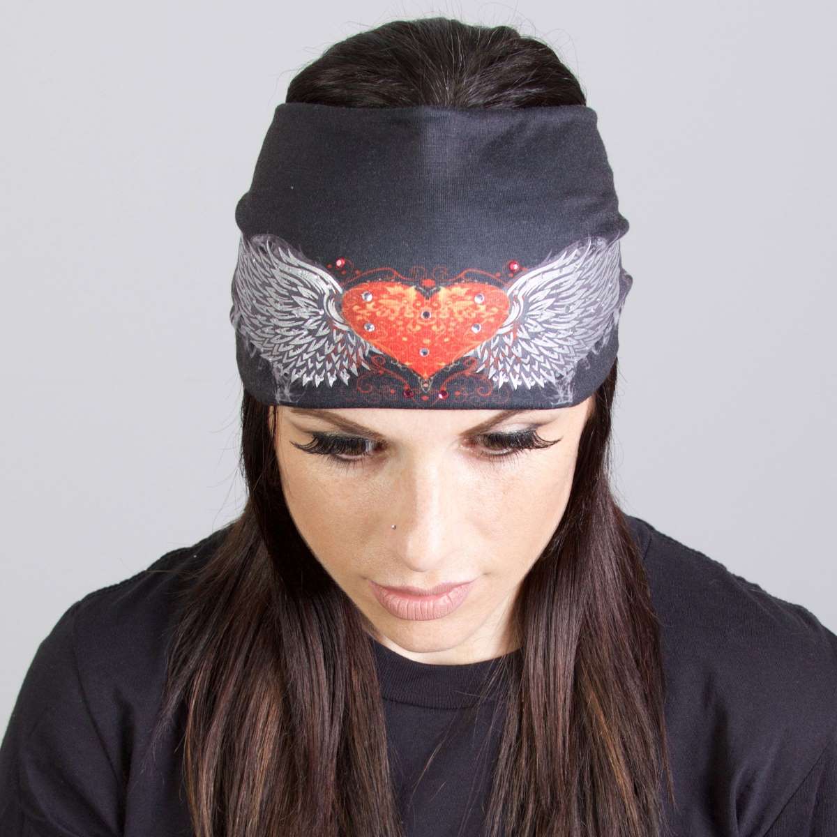 Hot Leathers Tribal Heart Wings EZ Band RWD1002 5 Hot Leathers Tribal Heart Wings EZ Band RWD1002