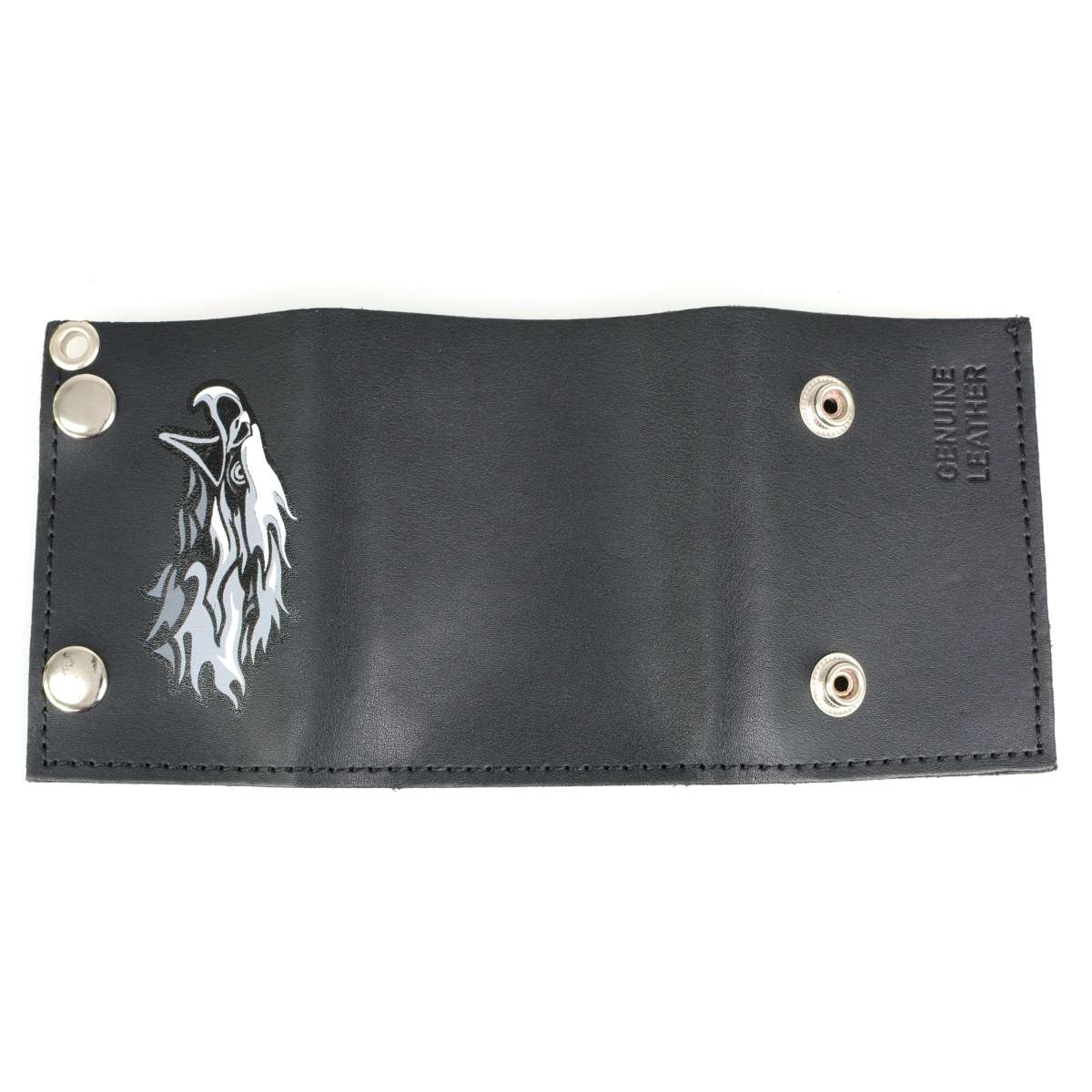 Hot Leathers Tribal Eagle Tri-fold Wallet WLB1020 3 Hot Leathers Tribal Eagle Tri-fold Wallet WLB1020