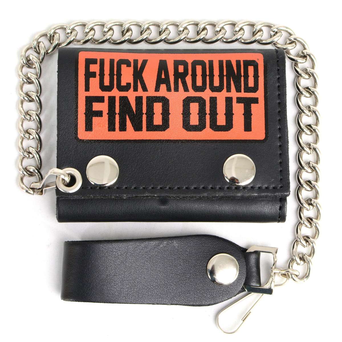 Hot Leathers F*** Around and Find Out Tri-Fold Wallet WLB1037