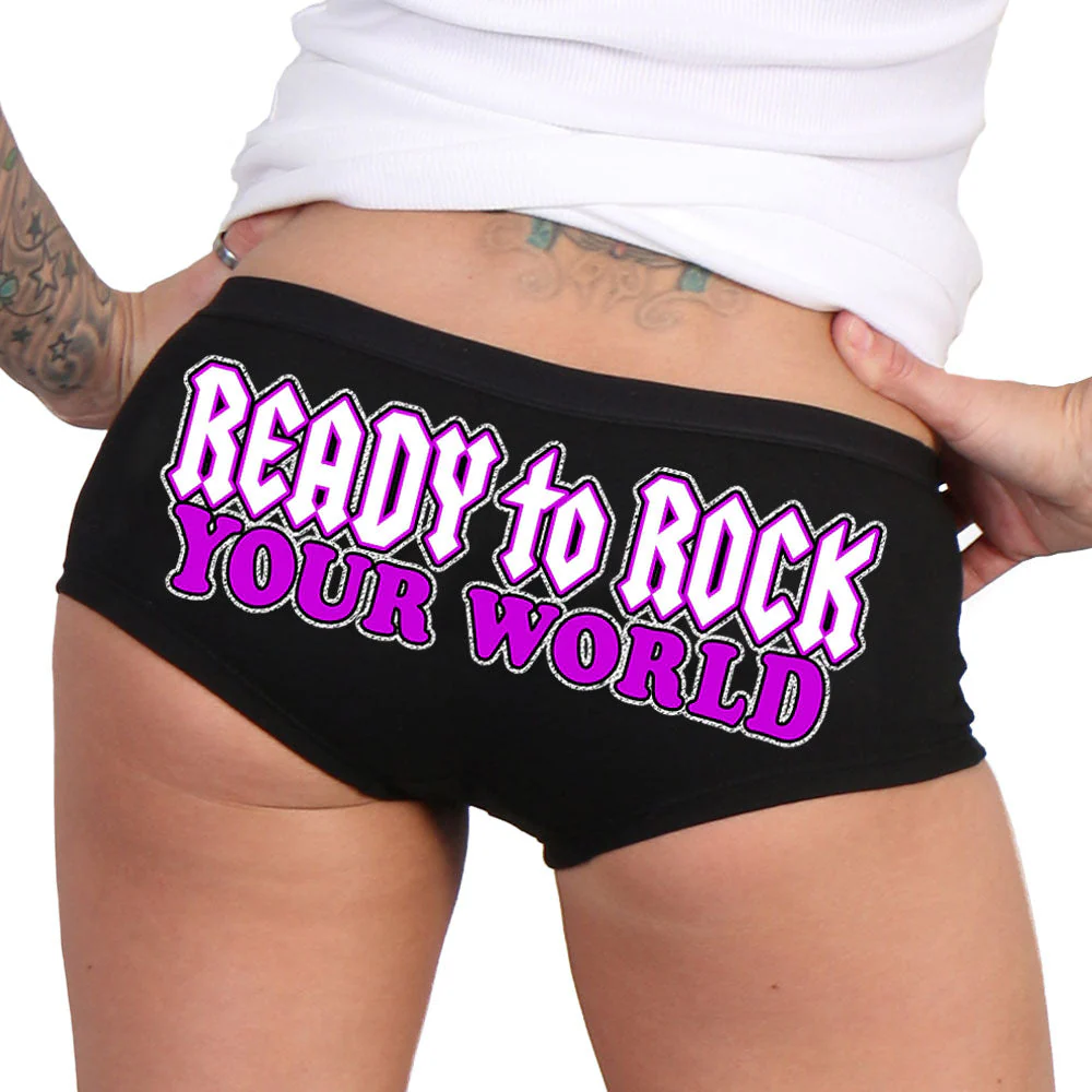 Hot Leathers Ready to Rock Your World Boy Shorts PTB7534 2 Hot Leathers Ready to Rock Your World Boy Shorts PTB7534