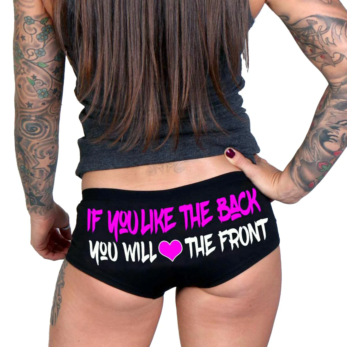 Hot Leathers If You Like The Back You Will Love The Front Boy Shorts PTB7477 2 Hot Leathers If You Like The Back You Will Love The Front Boy Shorts PTB7477